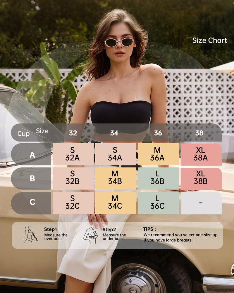 Wireless Convertible Push-Up Bra