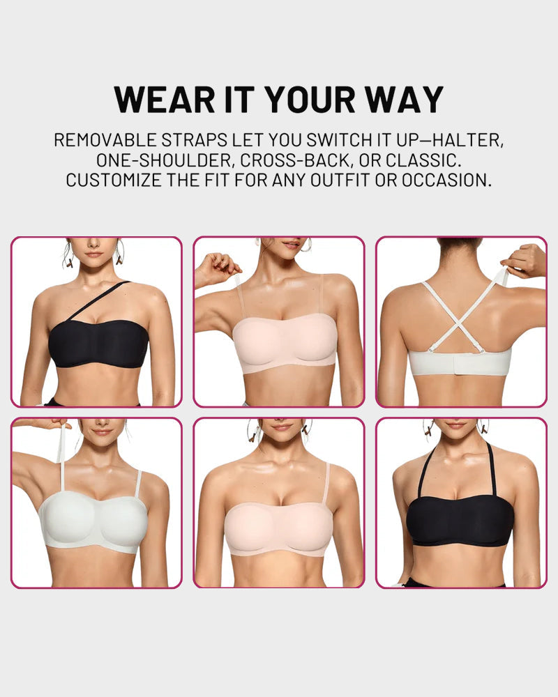 Wireless Convertible Push-Up Bra
