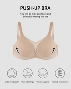 Plus-Size Minimizer Bra, Unpadded, Full Coverage, Cooling Effect