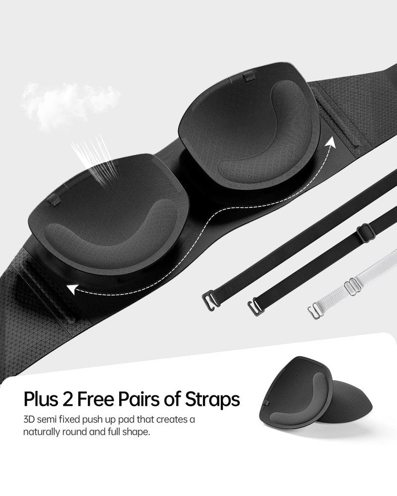 Wireless Convertible Push-Up Bra