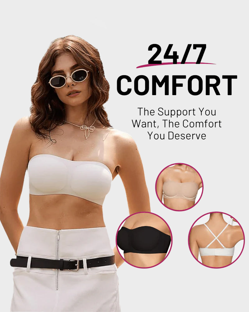 Wireless Convertible Push-Up Bra