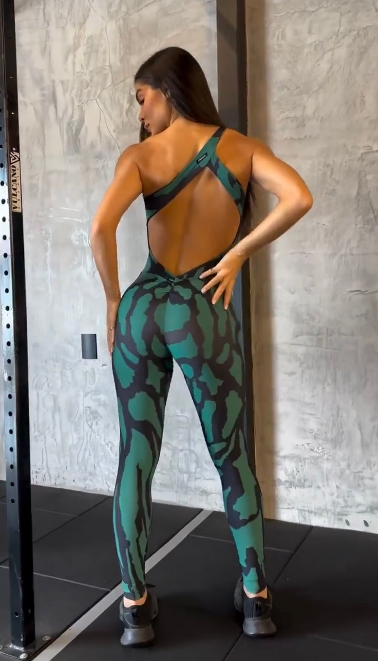 Meat Camo Activewear Jumpsuit