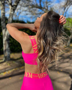 Matt Neon Pink Activewear Set
