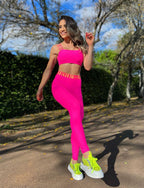 Matt Neon Pink Activewear Set