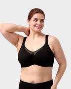 Plus-Size Minimizer Bra, Unpadded, Full Coverage, Cooling Effect