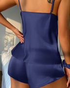 Three-Piece Silk Loungewear Set