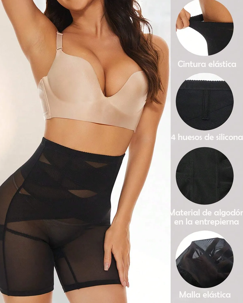 High-Waisted Tummy and Waist Shaping Shorts