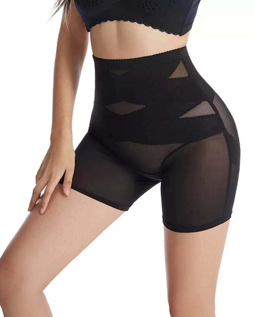 High-Waisted Tummy and Waist Shaping Shorts
