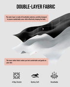 Shapewear with Abdominal Control and Glute Enhancement, with Crotch Zipper Closure