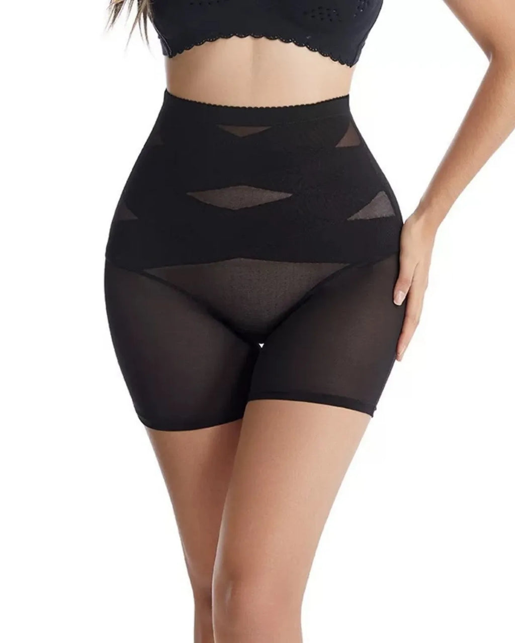 High-Waisted Tummy and Waist Shaping Shorts