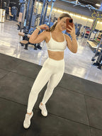 Glow White Activewear Set