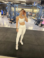 Glow White Activewear Set