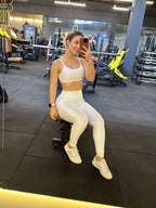 Glow White Activewear Set