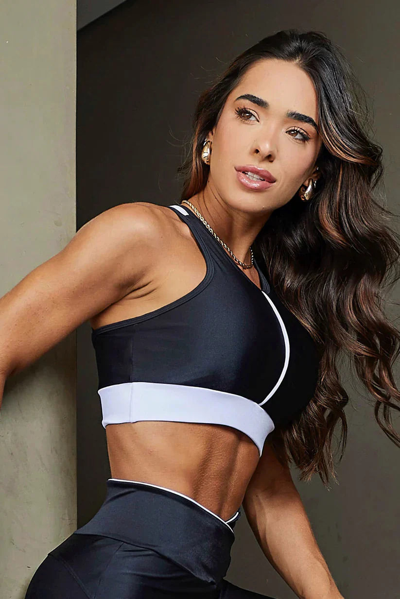Black Athletic Activewear Set