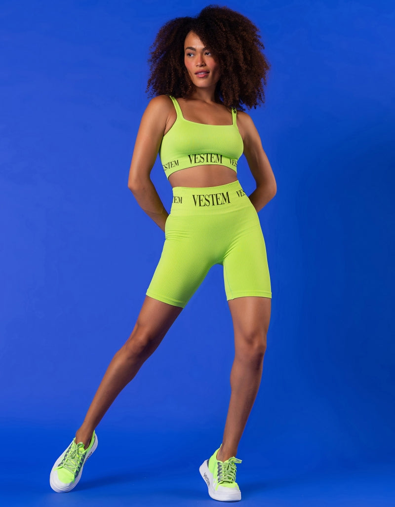 Berbere Neon Green Activewear Set