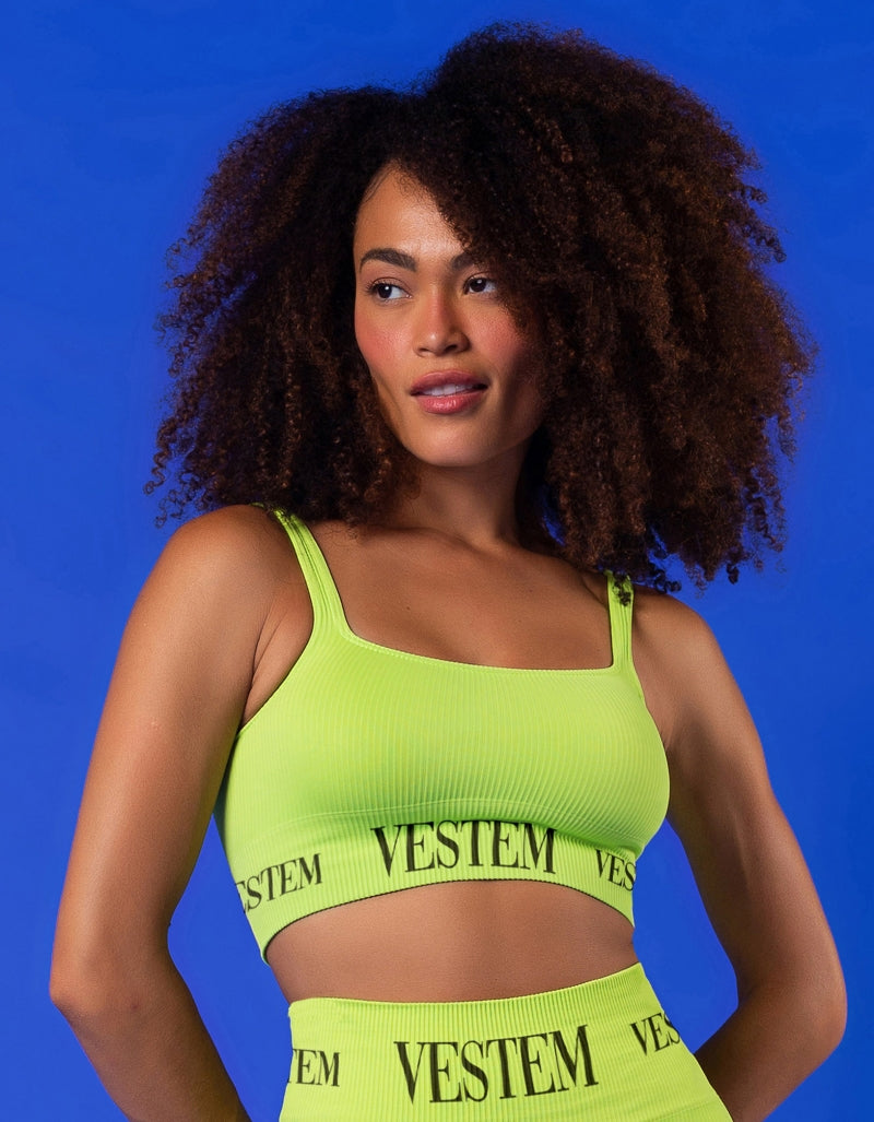Berbere Neon Green Activewear Set